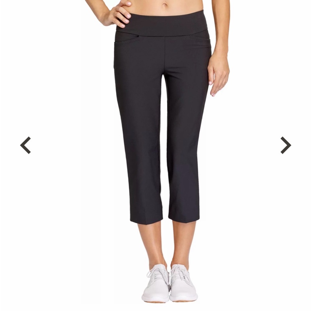 Tail Women’s Mulligan Golf Capris In Onyx Black Size 2